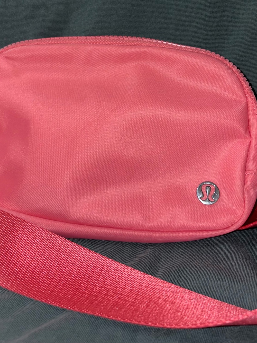 lululemon athletica Raspberry Cream (discontinued color) Crossbody Belt Bag
